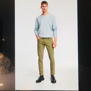 Zara Men Basic Slim Fir Khaki Pants - Size US 32